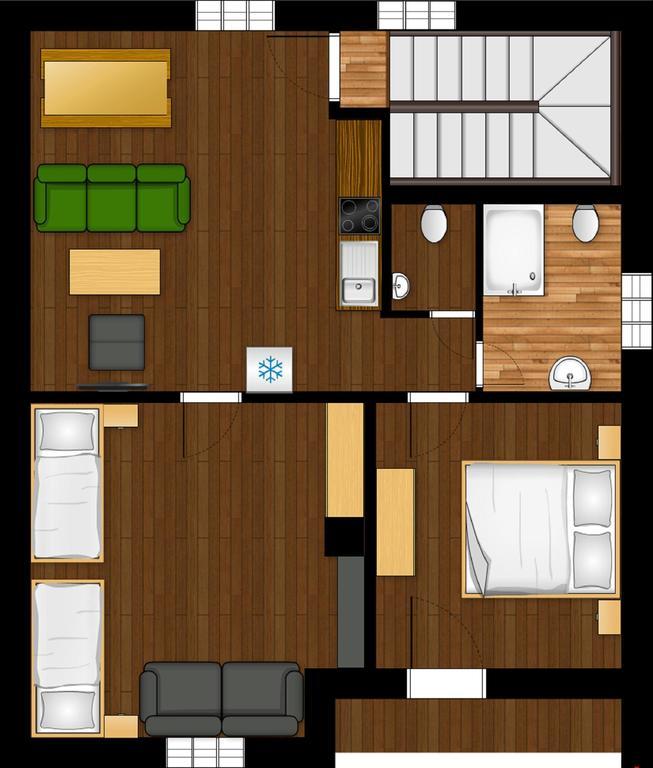 Apartment House Kongen Demänovská Dolina Kamer foto